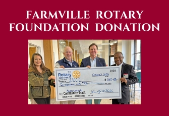 Farmville Rotary Club Donates to SVCC Foundation