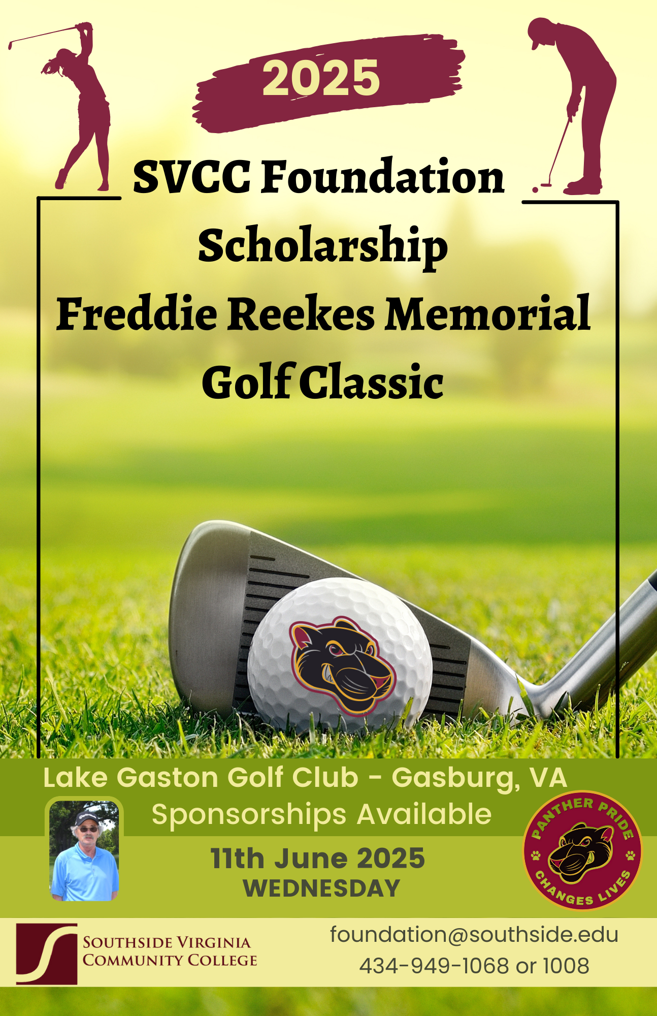 Flyer for Foundation Reekes Golf Scholarship June 11 2025
