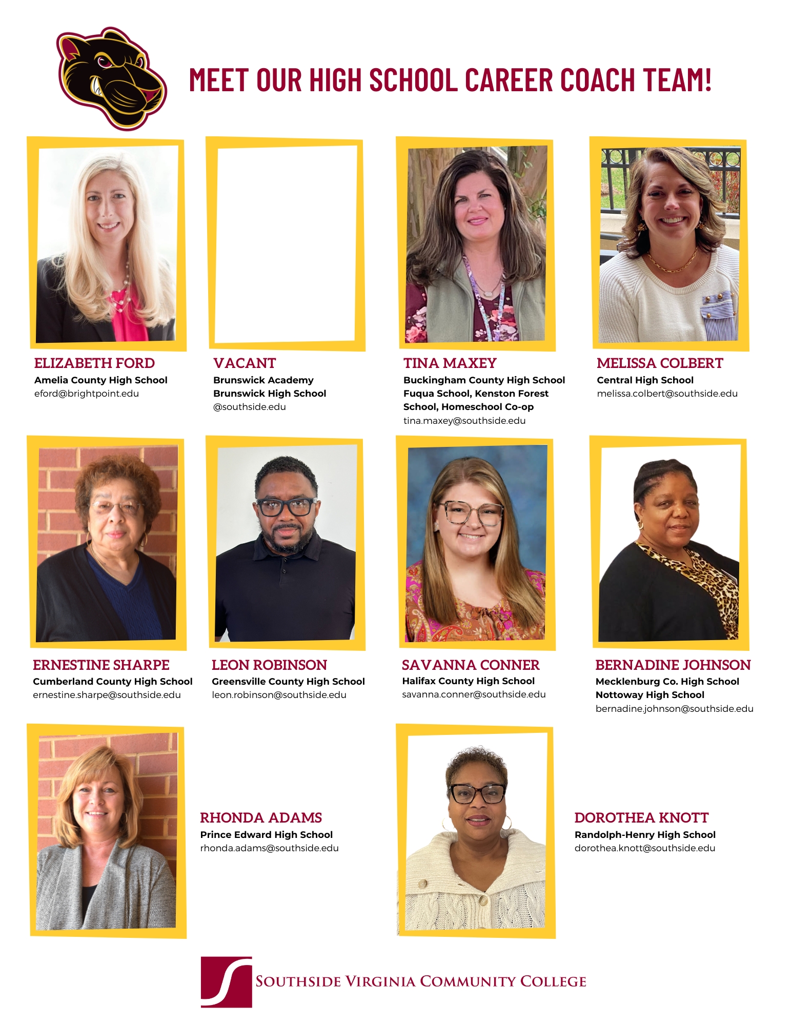 SVCC Career Coach Team 2026 flyer