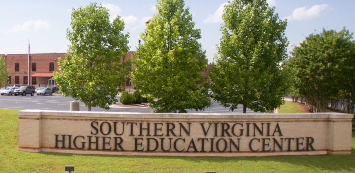Southern Virginia Higher Education Center exterior sign